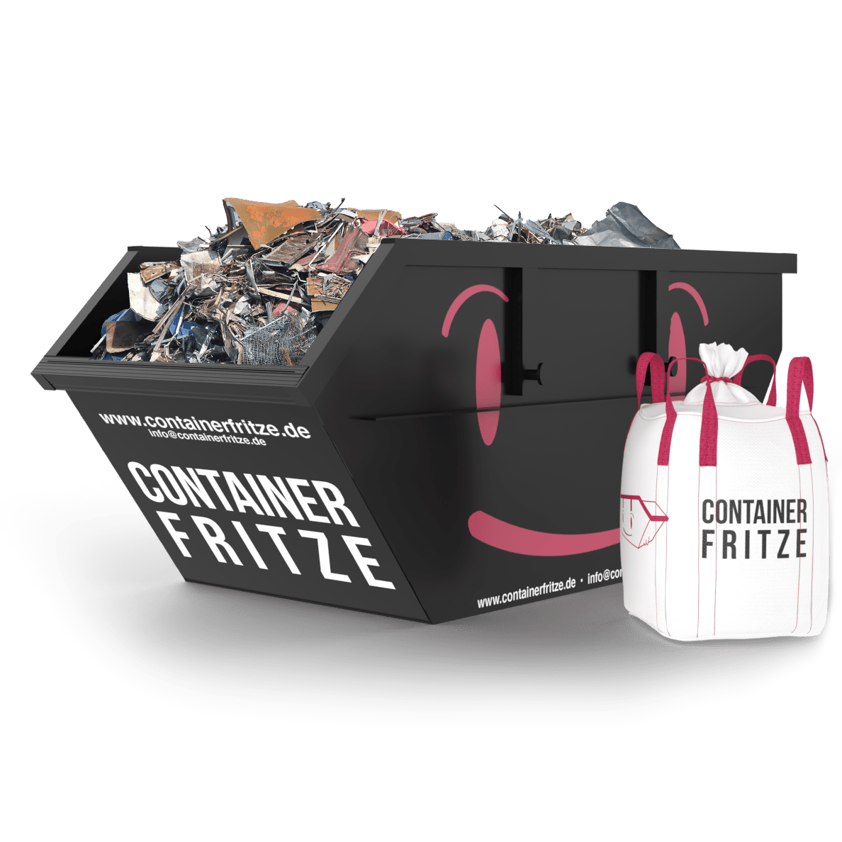 Altmetall gemischt Container