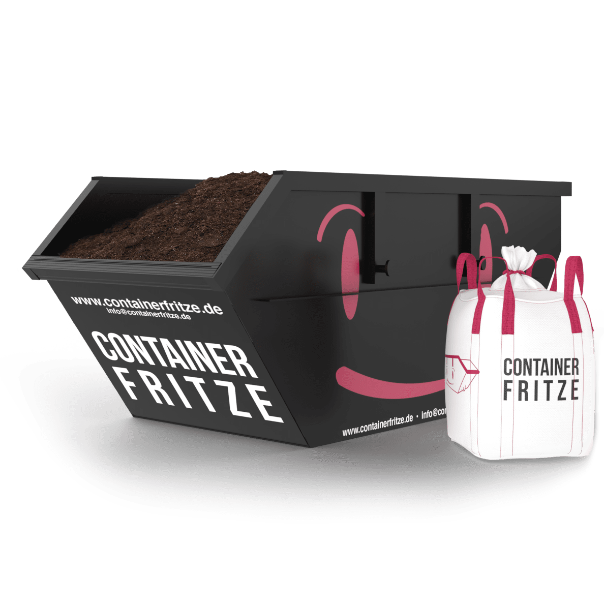 Füllboden dunkel gesiebt