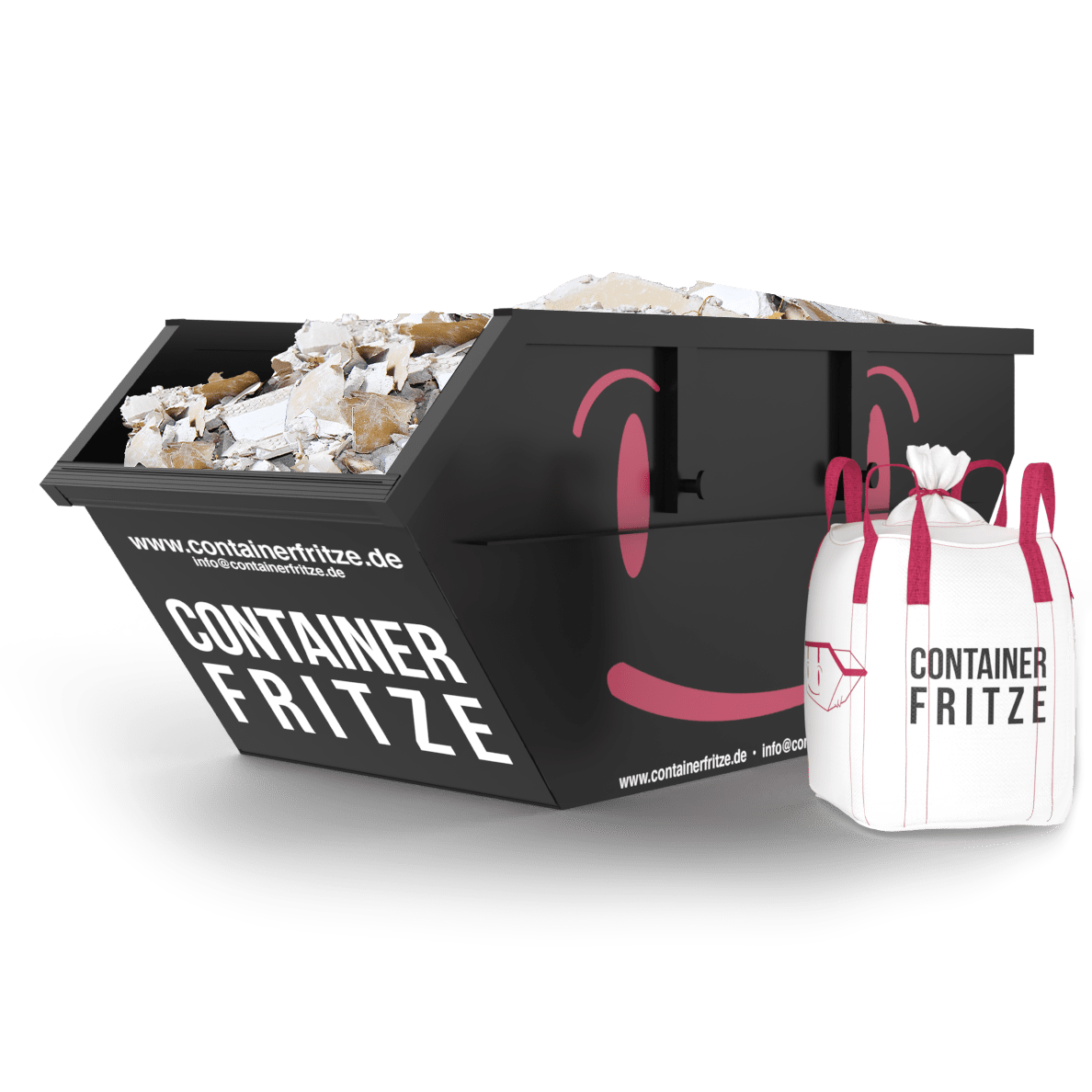 Gipsabfälle Container